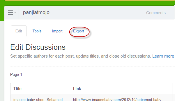 Export Comment From DISQUS to WordPress – Part 1 | the atmojo