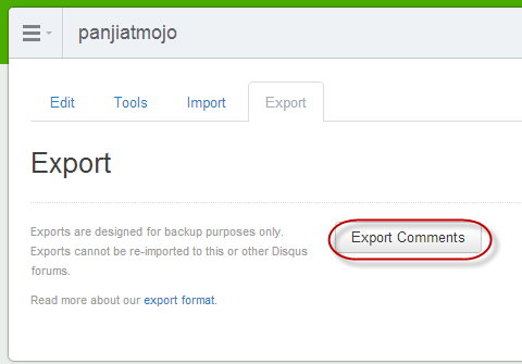 Export Comment From DISQUS to WordPress – Part 1 | the atmojo