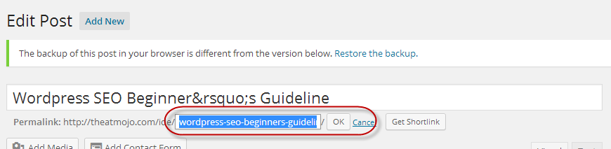 WordPress SEO Beginner’s Guideline | the atmojo